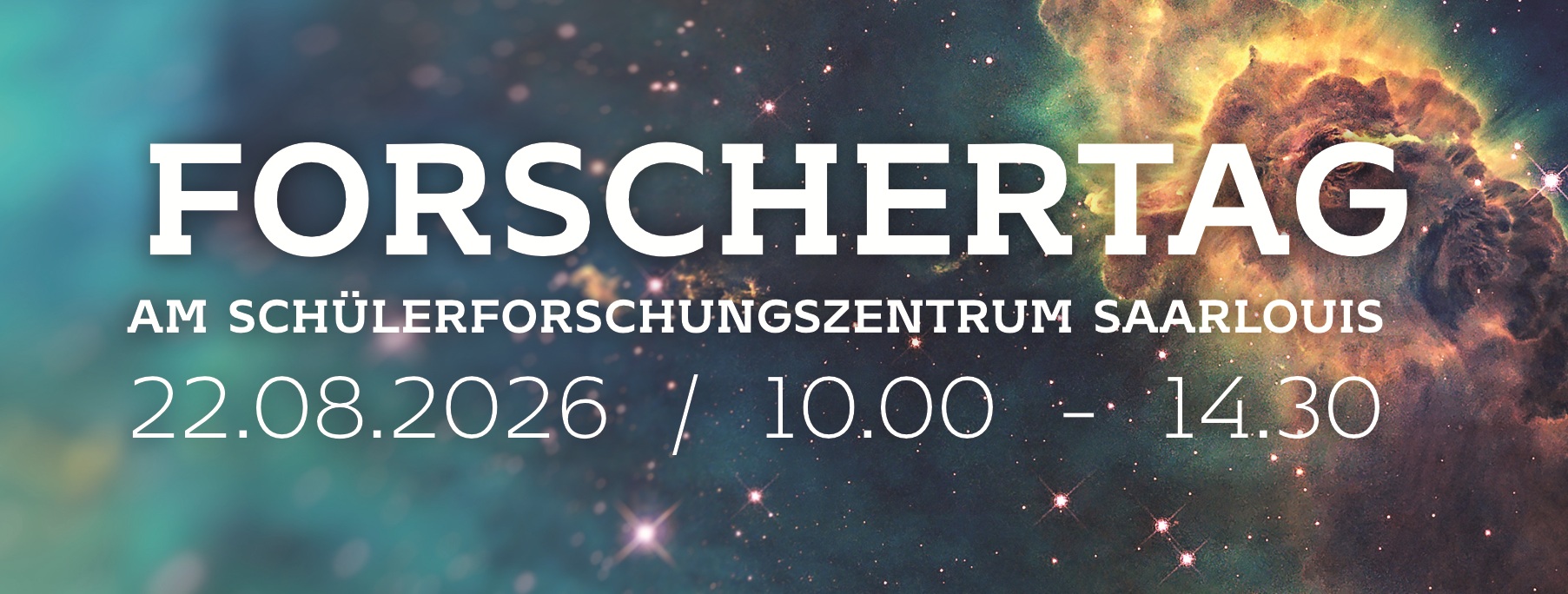 Forschertag am Schülerforschungszentrum Saarlouis – 22.08. von 10:00 bis 14:30 Uhr